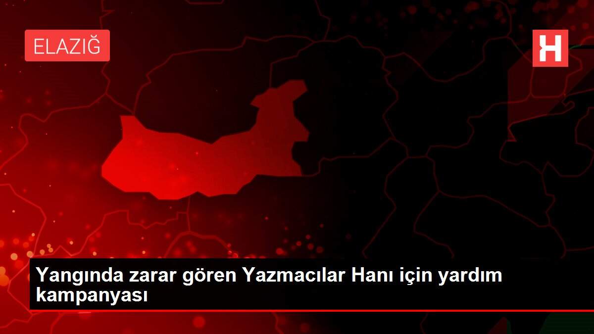 Yangında zarar gören Yazmacılar Hanı için yardım kampanyası