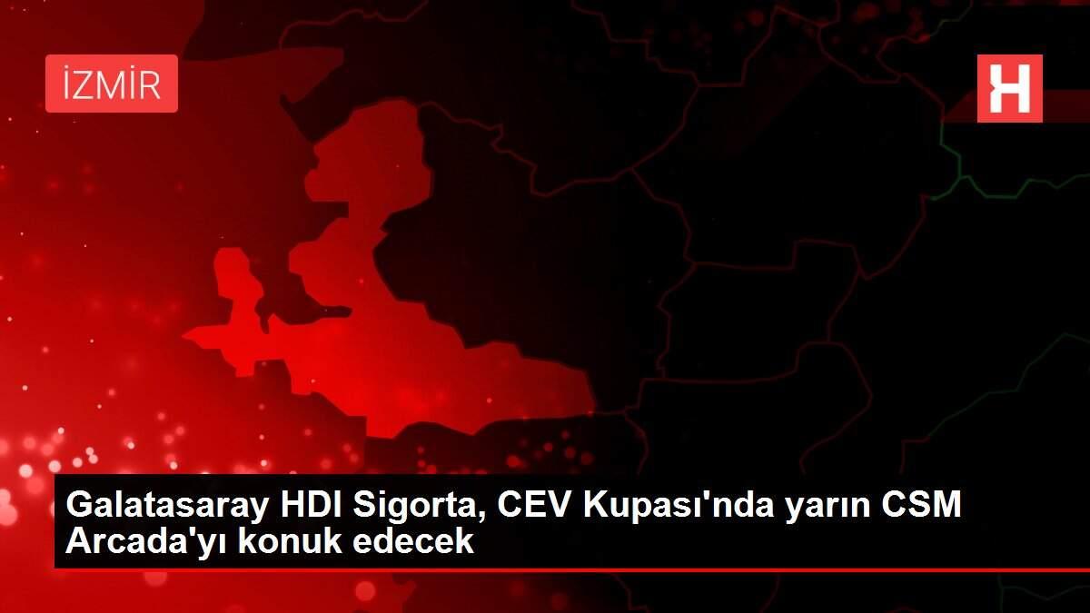 Galatasaray HDI Sigorta, CEV Kupası'nda yarın CSM Arcada'yı konuk edecek