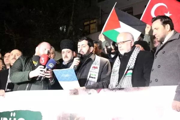 ABD Başkonsolosluğu önünde protesto eylemi
