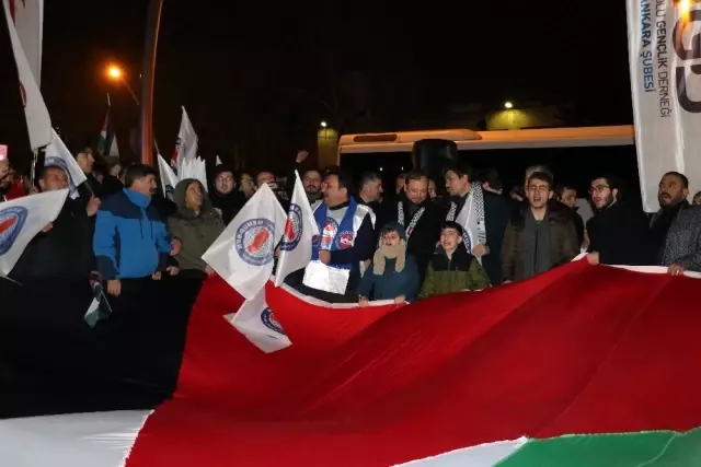 Ankara'da STK ve vatandaşlardan ABD Başkanı'na tepki