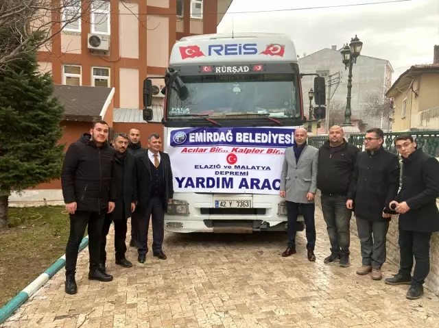 Emirdağ'dan, Elazığ ve Malatya'daki depremzedelere yardım Emirdağ'dan, Elazığ ve Malatya'daki depremzedelere yardım