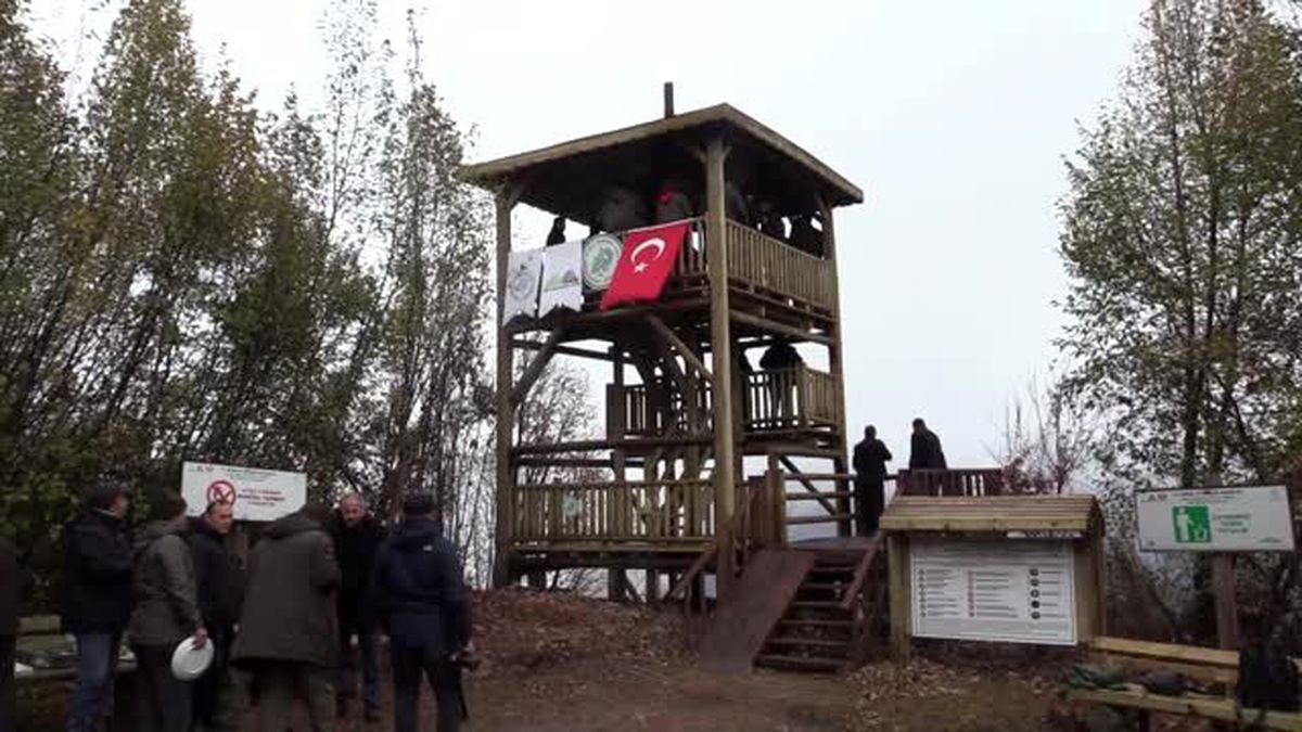 Küre Dağları'ndaki Loç Vadisi'nde yapılan seyir terası ilgi görüyor
