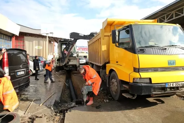Altınordu'da alt yapıya neşter Altınordu'da alt yapıya neşter