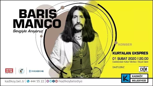 Barış Manço Kadıköy'de anılıyor