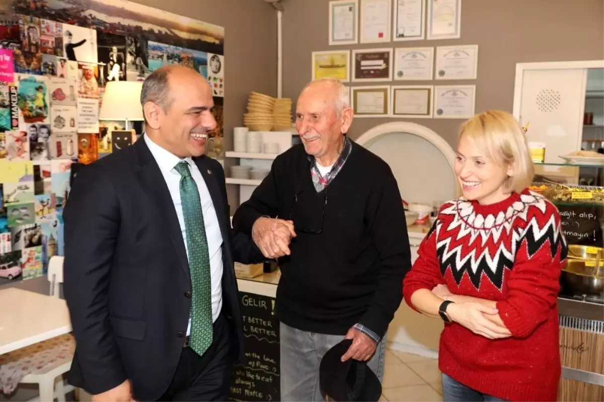 Başkan Söğüt'ten esnafa ziyaret