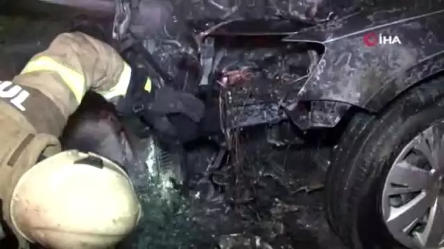 Yeni aldığı ikinci el otomobili kül olan sürücü o anları gülerek anlattı Yeni aldığı ikinci el otomobili kül olan sürücü o anları gülerek anlattı