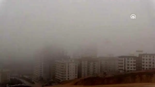 Yoğun sis etkili oluyor