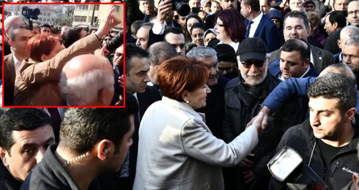 Akşener'den 'Bozkurt işareti yapabilir miyim?' diyen gence yanıt: Tabi oğlum