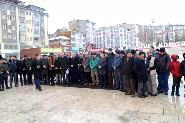 Kayseri ve Sivas'ta Trump'ın sözde Orta Doğu barış planı protesto edildi
