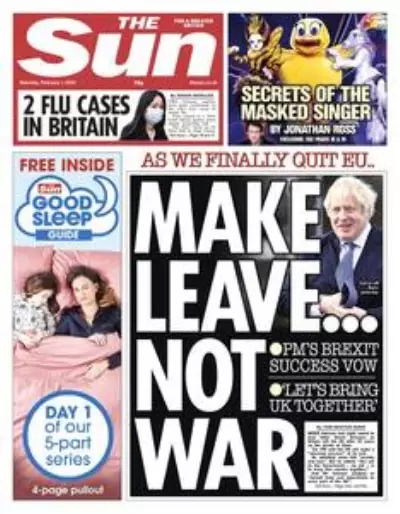 İngiliz halkı, Avrupa Birliği'nden çıkış anlamına gelen Brexit'i kutluyor.