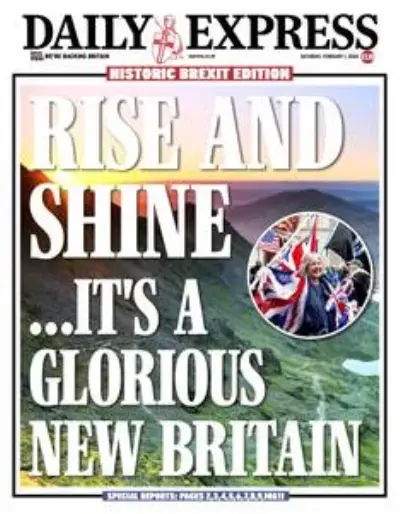 İngiliz halkı, Avrupa Birliği'nden çıkış anlamına gelen Brexit'i kutluyor.