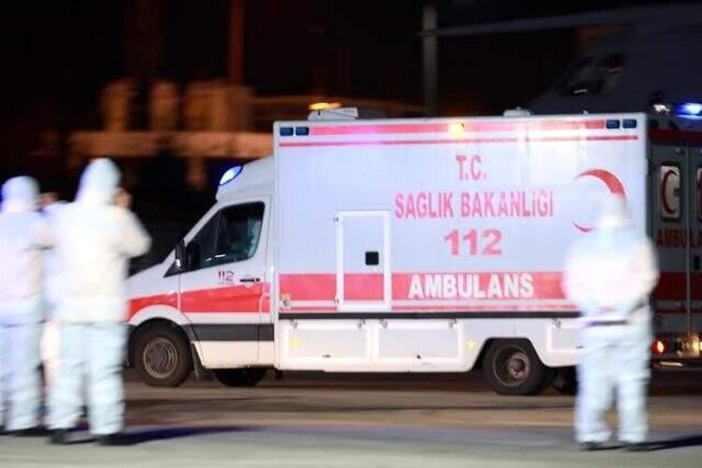 Tahliye edilenler için 14 günlük karantina süreci başladı.