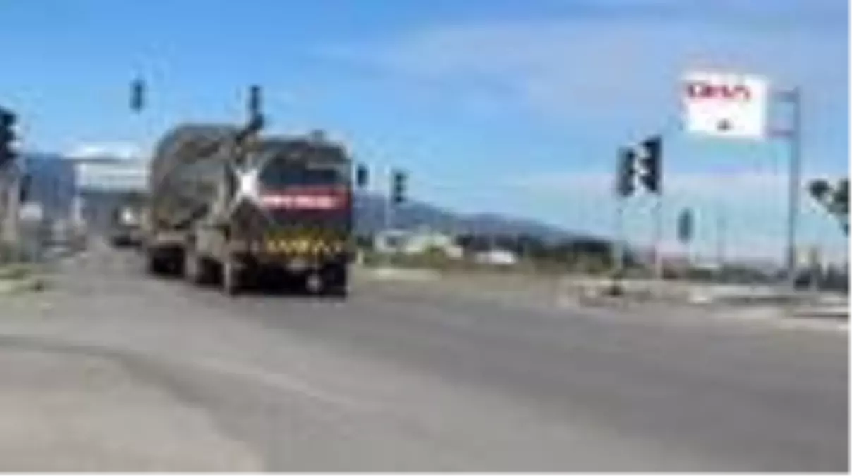 Gaziantep suriye sınırına obüs ve tank sevkiyatı