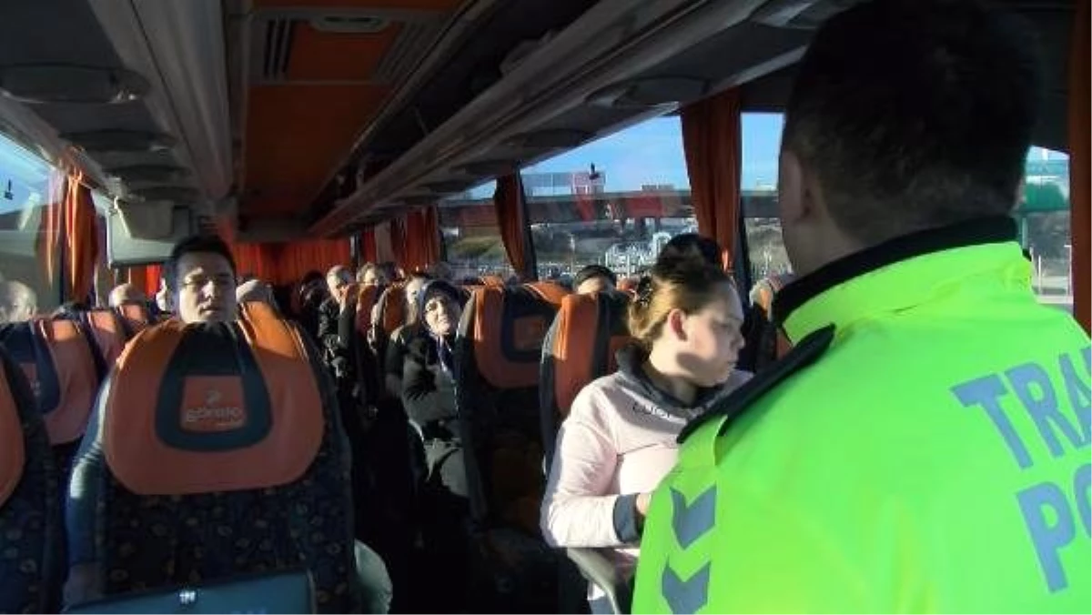 Samandıra gişelerde şehirlerarası otobüslere kış lastiği Haber