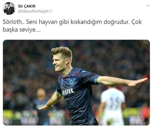 Dev maçın ardından Alexander Sörloth sosyal medyayı salladı