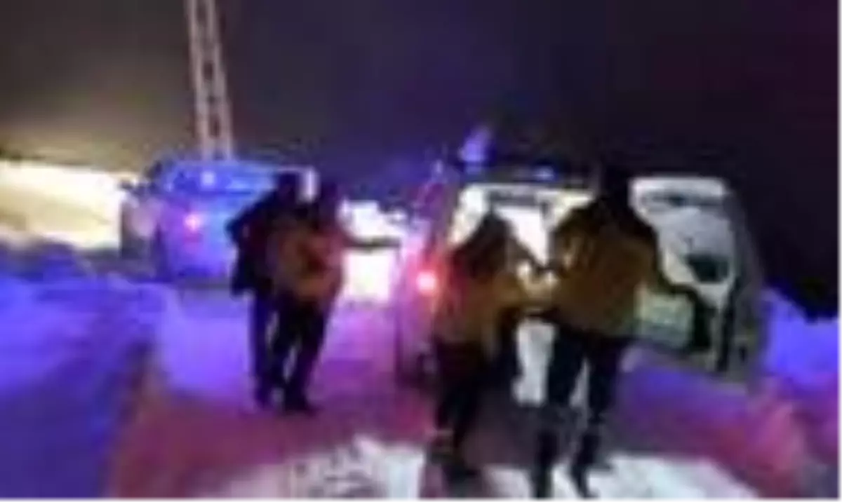 Hamile kadınının imdadına karla mücadele ekipleri yetişti