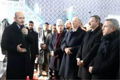 İçişleri Bakanı Soylu, Ağrı'da cenaze törenine katıldı