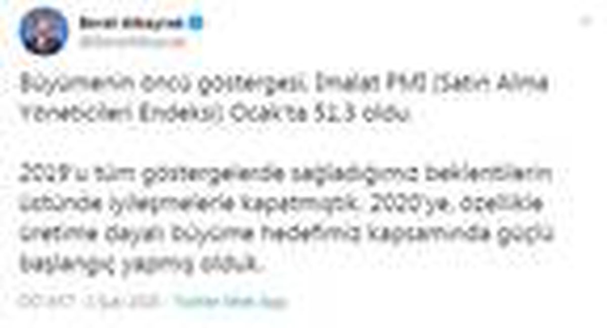 Bakan Albayrak: 2020'ye güçlü başlangıç yaptık