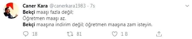 Bekçilerin aldığı maaş, sosyal medyada gündem oldu