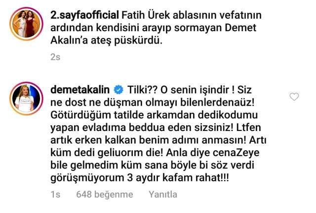 Demet Akalın'dan Fatih Ürek'e arasındaki gerginlik artıyor: Sizler evladıma beddua ettiniz
