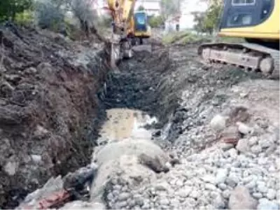 Göynük'te altyapı sorunu çözülüyor Göynük'te altyapı sorunu çözülüyor