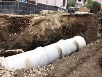 Göynük'te altyapı sorunu çözülüyor Göynük'te altyapı sorunu çözülüyor