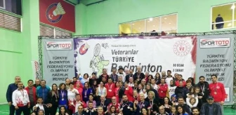 Veteranlar Türkiye Badminton Şampiyonası sona erdi