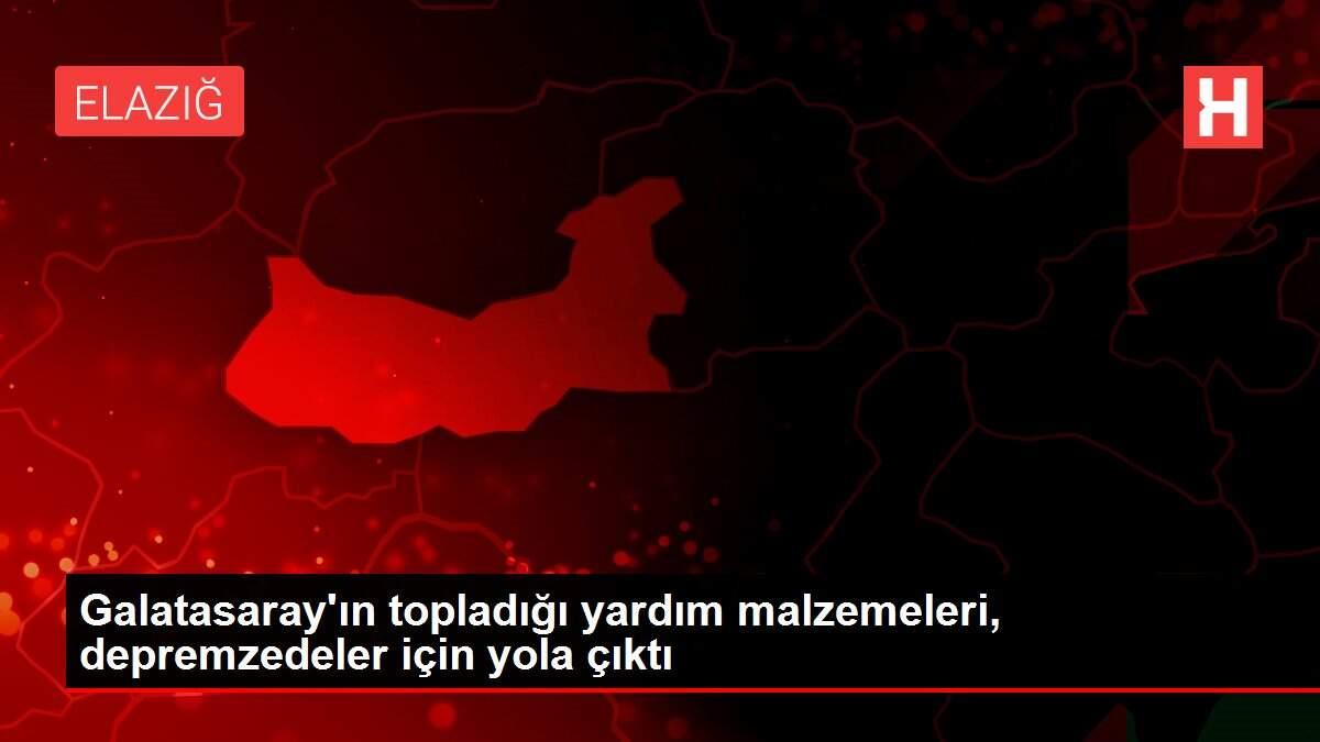 Galatasaray'ın topladığı yardım malzemeleri, depremzedeler için yola çıktı