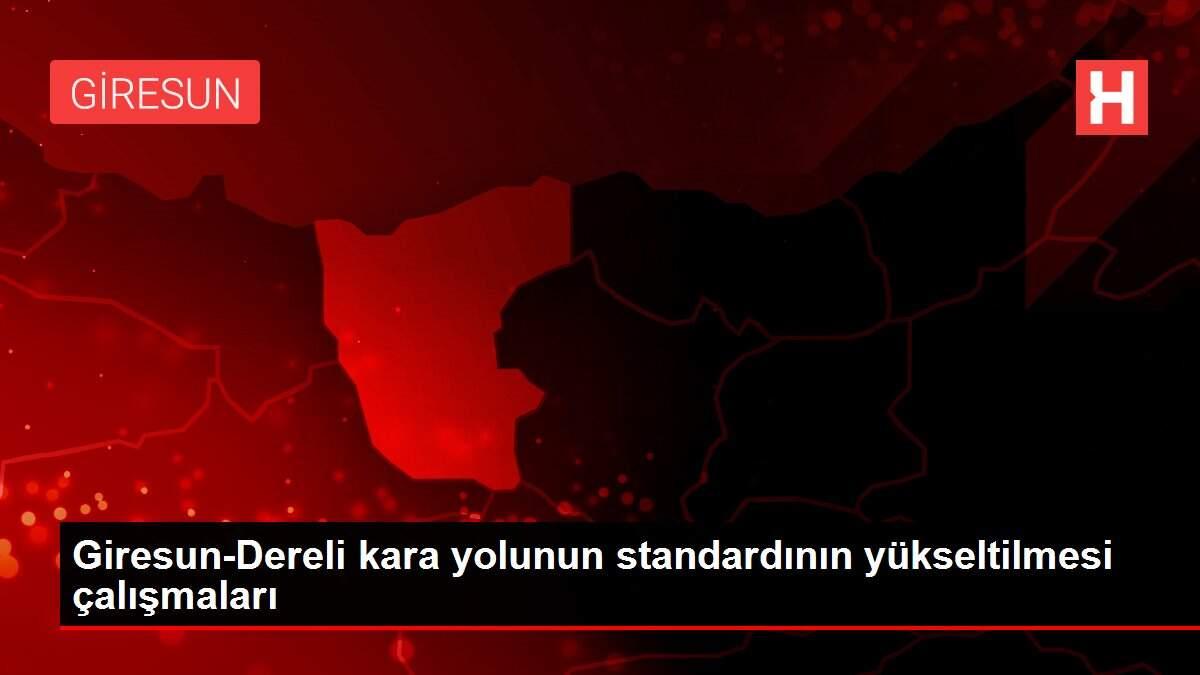 Giresun-Dereli kara yolunun standardının yükseltilmesi çalışmaları Giresun-Dereli kara yolunun standardının yükseltilmesi çalışmaları