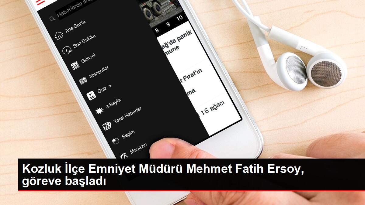 Kozluk İlçe Emniyet Müdürü Mehmet Fatih Ersoy, göreve başladı