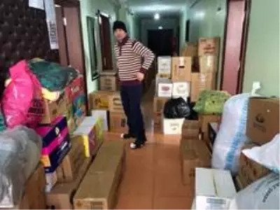 Muradiye'den depremzedelere yardım