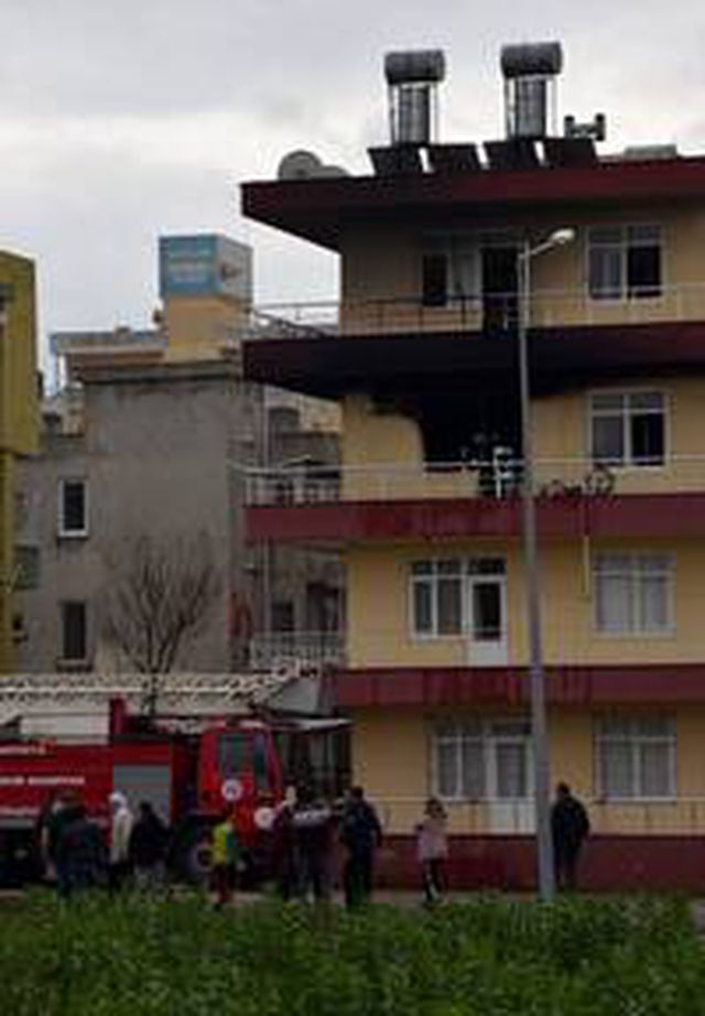 Serik�te ev yangını hasara yol açtı Haber