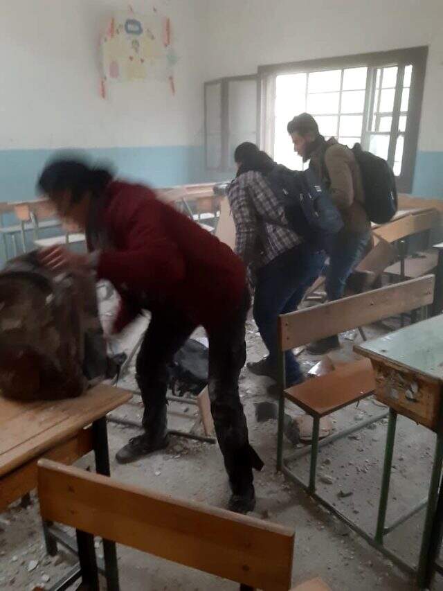 Teröristler Afrin'de okul ve camiyi hedef aldı: 1 ölü, 7 yaralı