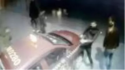 Esenyurt'ta taksicilerin kavgası kamerada