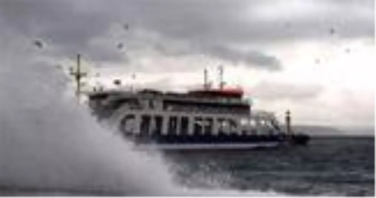 İDO ve Şehir Hatları'nda bazı seferler lodos nedeniyle iptal edildi