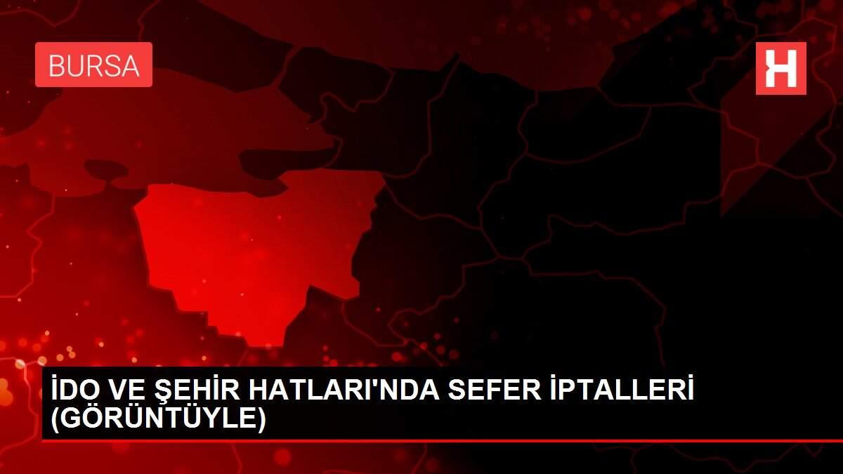İDO VE ŞEHİR HATLARI'NDA SEFER İPTALLERİ (GÖRÜNTÜYLE)