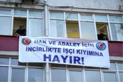 İncirlik Hava Üssü ve Ankara'daki işten çıkarma kararı, İzmir'de protesto edildi