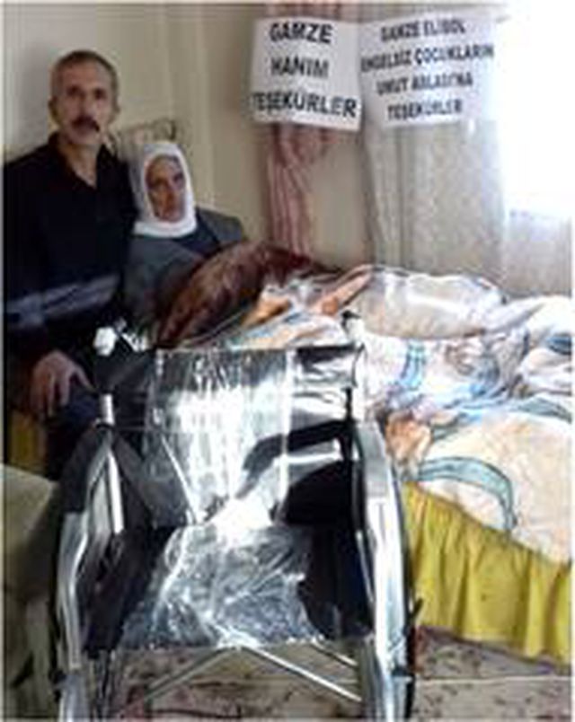 Malazgirt�te engellilere tekerlekli sandalye desteği Haberler
