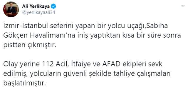 Son Dakika: İstanbul Valisi Yerlikaya: Yolcuların güvenli şekilde tahliye çalışmaları başlatıldı