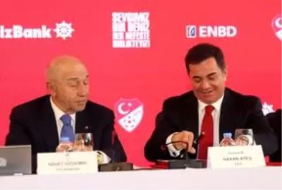 TFF ile DenizBank arasında ana sponsorluk sözleşmesi imzalandı TFF ile DenizBank arasında ana sponsorluk sözleşmesi imzalandı