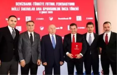 TFF ile DenizBank arasında ana sponsorluk sözleşmesi imzalandı TFF ile DenizBank arasında ana sponsorluk sözleşmesi imzalandı