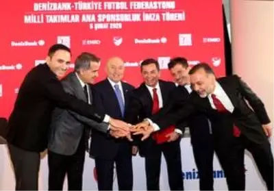 TFF ile DenizBank arasında ana sponsorluk sözleşmesi imzalandı TFF ile DenizBank arasında ana sponsorluk sözleşmesi imzalandı
