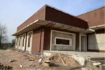 Uzuntarla Kültür Merkezi şekillenmeye başladı Uzuntarla Kültür Merkezi şekillenmeye başladı