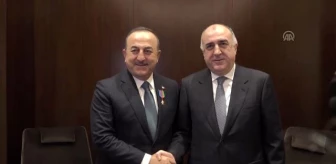 Bakan Çavuşoğlu, Azeri mevkidaşı ile görüştü