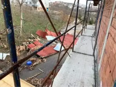 Ordu'da fırtına hasara yol açtı