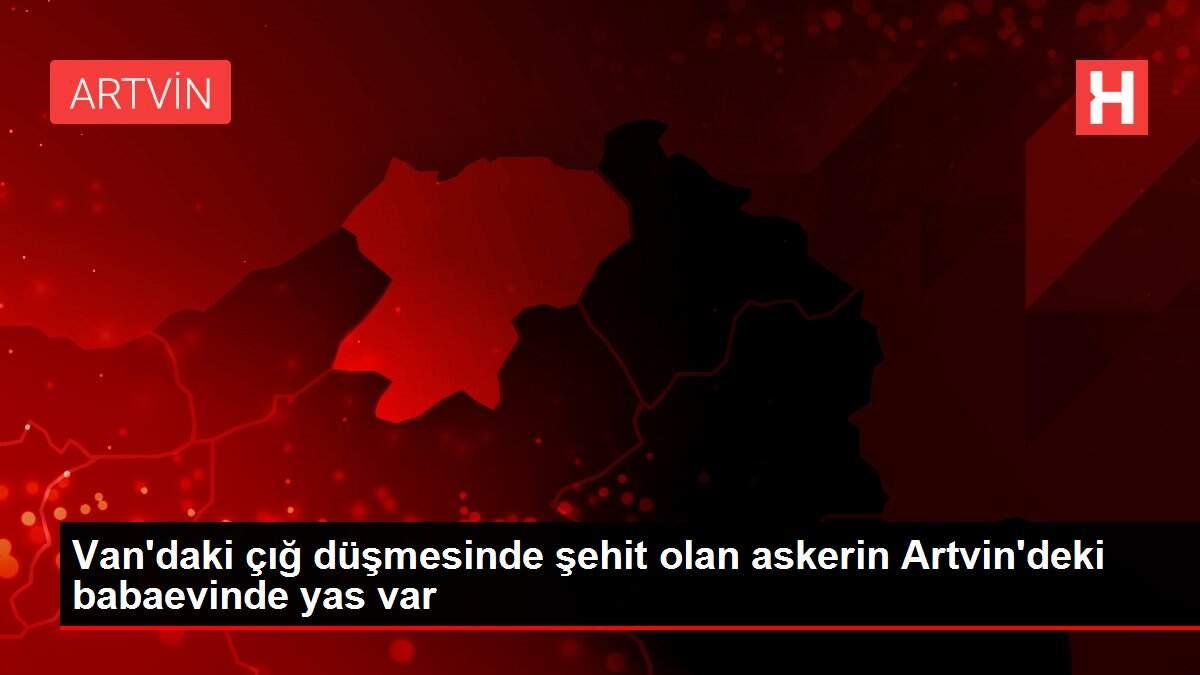 Van'daki çığ düşmesinde şehit olan askerin Artvin'deki babaevinde yas var