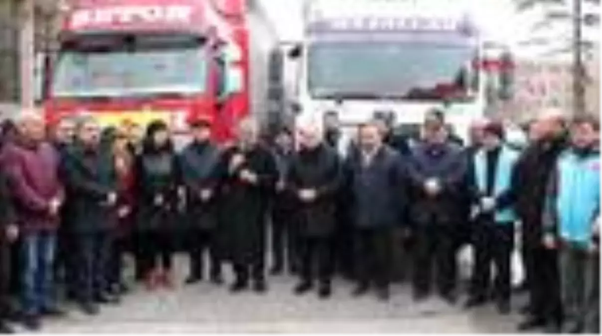 Eskişehir'den deprem bölgesine 2 tır'lık yardım