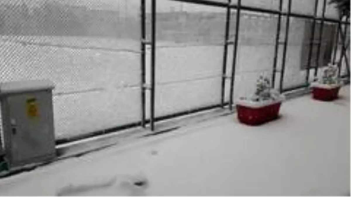 Isparta'daki amatör maçlara kar engeli
