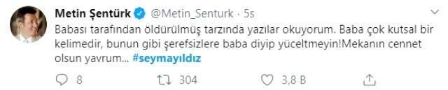 Ünlü isimlerden 'Şeyma Yıldız' paylaşımı