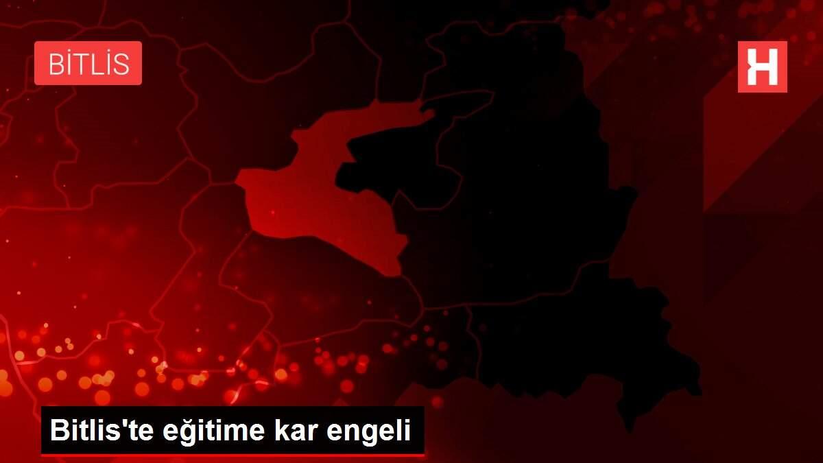 Bitlis'te eğitime kar engeli
